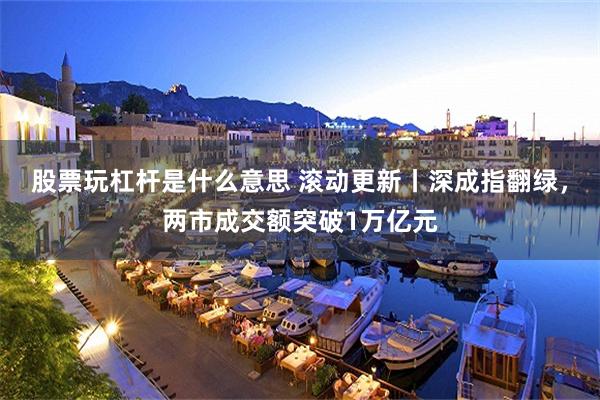 股票玩杠杆是什么意思 滚动更新丨深成指翻绿，两市成交额突破1万亿元